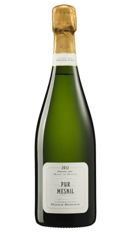 Bottle of Pur Mesnil Champagne by Franck Bonville